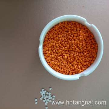 High concentration golden color masterbatch for PP PE